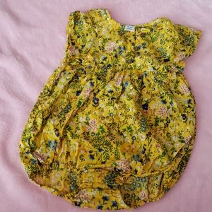 Floral onesie